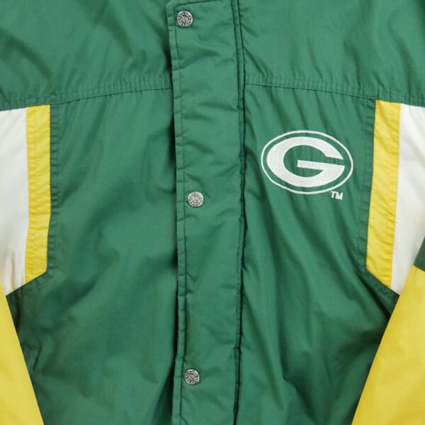 Blouson homme manches longues vert NFL Team Apparel Col Montant Equipe Green Bay Packers QWE2043