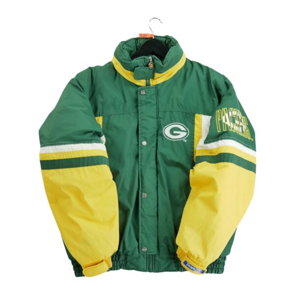 Blouson homme manches longues vert NFL Team Apparel Col Montant Equipe Green Bay Packers QWE2043