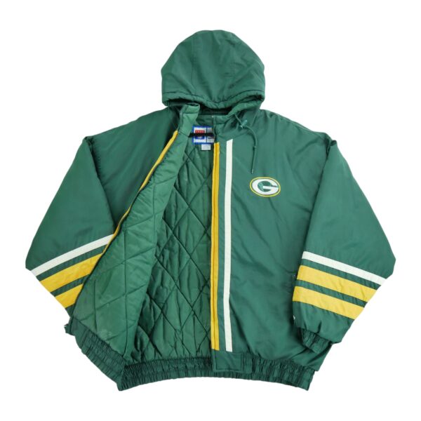 Blouson homme manches longues vert NFL Team Apparel Col Montant Equipe Green Bay Packers QWE2400