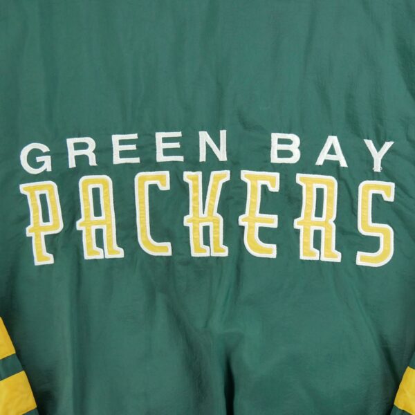 Blouson homme manches longues vert NFL Team Apparel Col Montant Equipe Green Bay Packers QWE2400