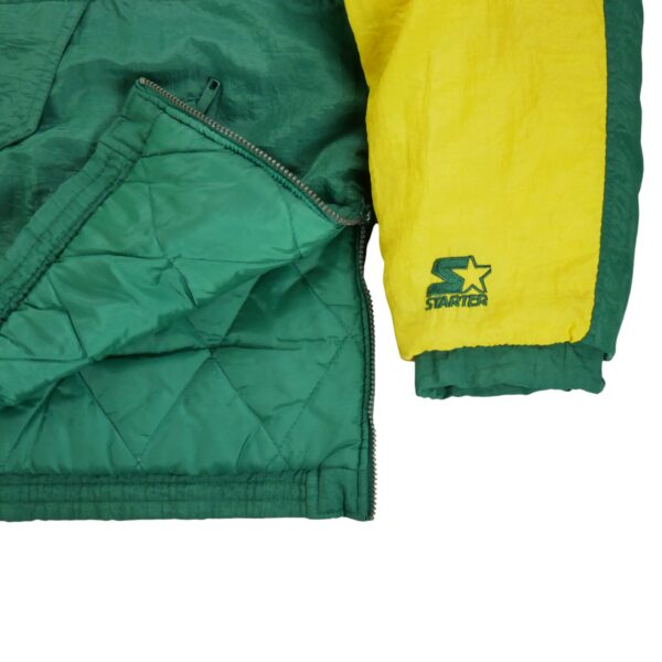 Blouson homme manches longues vert Starter Col Montant Equipe Green Bay Packers QWE1196