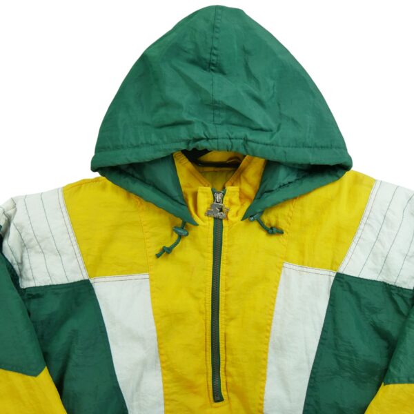 Blouson homme manches longues vert Starter Col Montant Equipe Green Bay Packers QWE1196