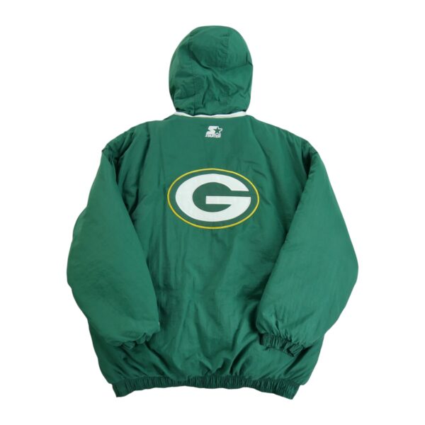 Blouson homme manches longues vert Starter Col Rond Equipe Green Bay Packers QWE0607