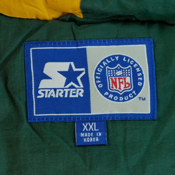 Blouson homme manches longues vert Starter Col Rond Equipe Green Bay Packers QWE0607