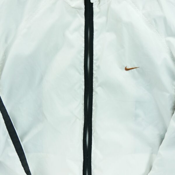 Coupe vent enfant manches longues blanc Nike Col Montant QWE2173