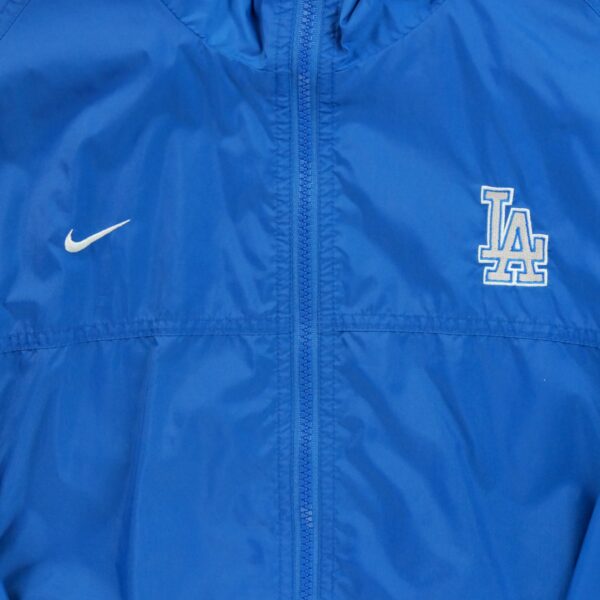 Coupe vent enfant manches longues bleu Nike Col Montant Equipe Los Angeles Angels QWE0461