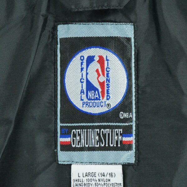 Coupe vent enfant manches longues noir NBA Col Montant Equipe Philadelphie 76ers Sixers QWE1608