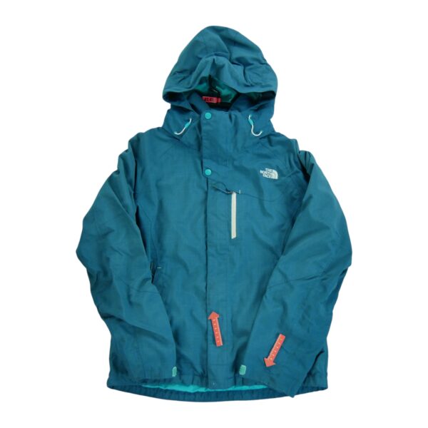 Coupe vent femme manches longues turquoise The North Face Col Montant QWE2264