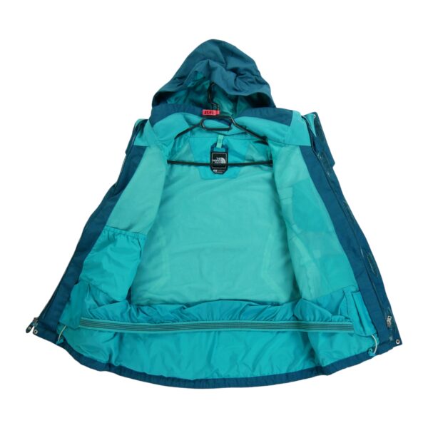 Coupe vent femme manches longues turquoise The North Face Col Montant QWE2264