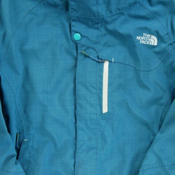 Coupe vent femme manches longues turquoise The North Face Col Montant QWE2264