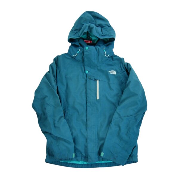 Coupe vent femme manches longues turquoise The North Face Col Montant QWE2264