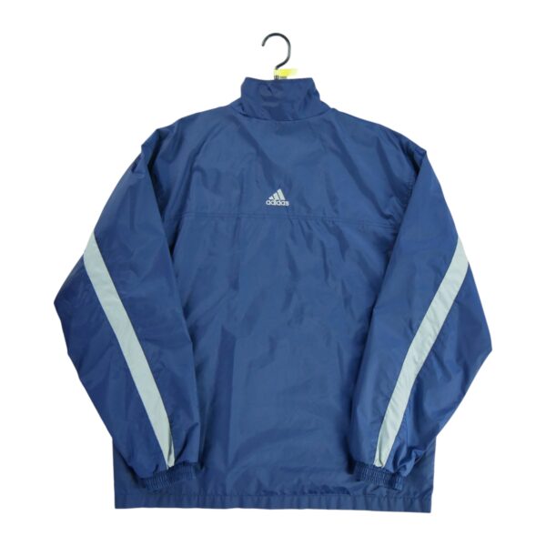 Coupe vent homme manches longues bleu Adidas Col Montant QWE1016