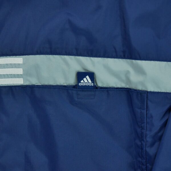 Coupe vent homme manches longues bleu Adidas Col Montant QWE1016