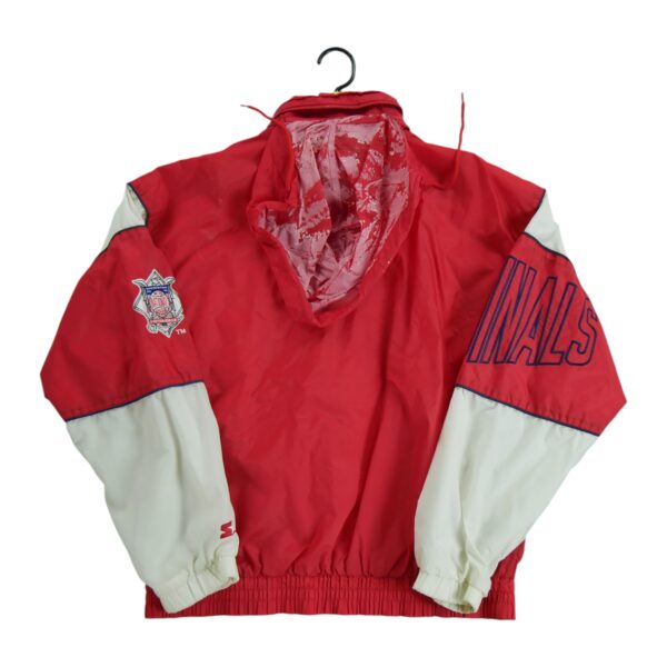 Coupe vent homme manches longues rouge Starter Col Montant Equipe Saint Louis Cardinals QWE1547