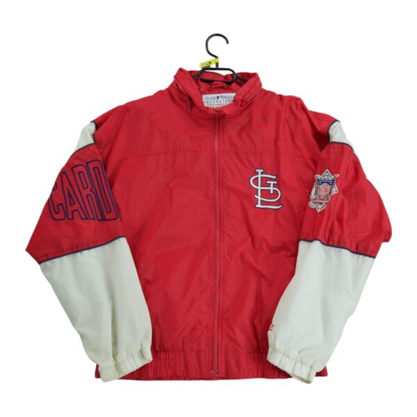 Coupe vent homme manches longues rouge Starter Col Montant Equipe Saint Louis Cardinals QWE1547