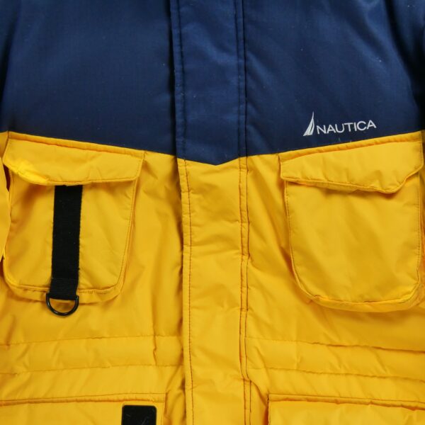 Doudoune homme manches longues jaune Nautica Col Montant QWE1529