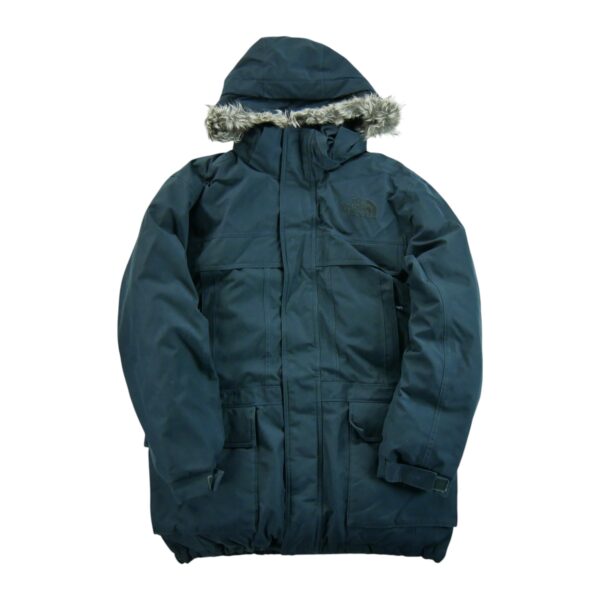 Doudoune homme manches longues marine The North Face Col Montant QWE1322