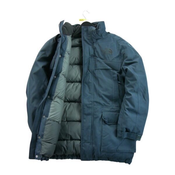 Doudoune homme manches longues marine The North Face Col Montant QWE1322