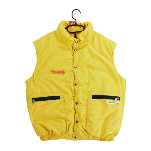 Doudoune homme sans manches jaune The North Face QWE2283