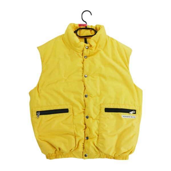 Doudoune homme sans manches jaune The North Face QWE2283