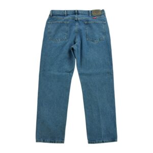 Jean coupe droite homme bleu clair Wrangler QWE0323