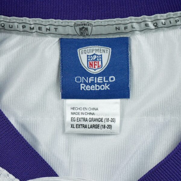 Maillot manches courtes enfant blanc Reebok Equipe Minnesota Vikings QWE3632