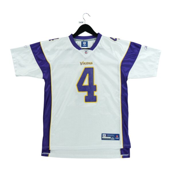 Maillot manches courtes enfant blanc Reebok Equipe Minnesota Vikings QWE3632