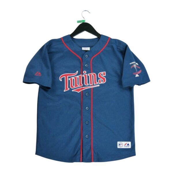 Maillot manches courtes enfant marine Majestic Equipe Minnesota Twins QWE0601