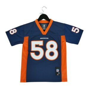 Maillot manches courtes enfant marine NFL Team Apparel Equipe Denver Broncos QWE3606