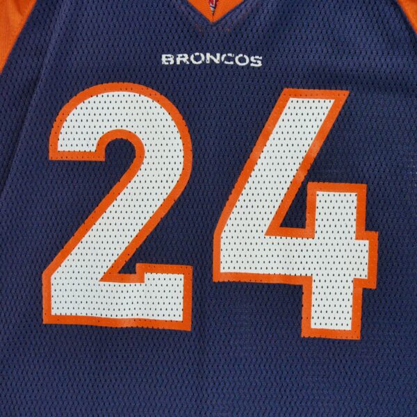 Maillot manches courtes enfant marine Reebok Equipe Denver Broncos QWE0494