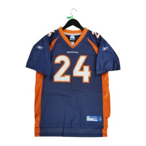 Maillot manches courtes enfant marine Reebok Equipe Denver Broncos QWE0494