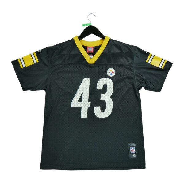 Maillot manches courtes enfant noir NFL Equipe Pittsburgh Steelers QWE0106