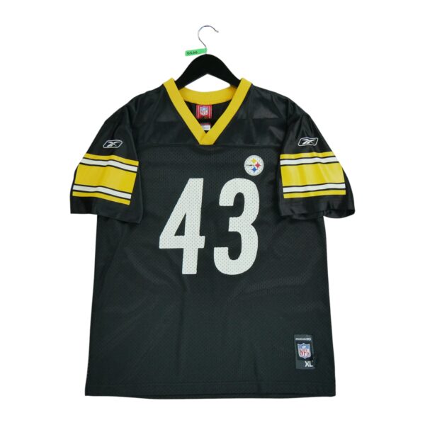 Maillot manches courtes enfant noir NFL Equipe Pittsburgh Steelers QWE0106