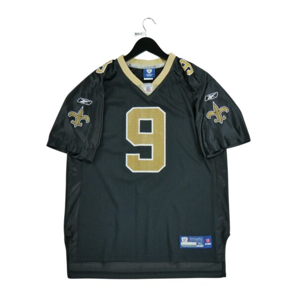 Maillot manches courtes enfant noir Reebok Equipe New Orleans Saints QWE3718