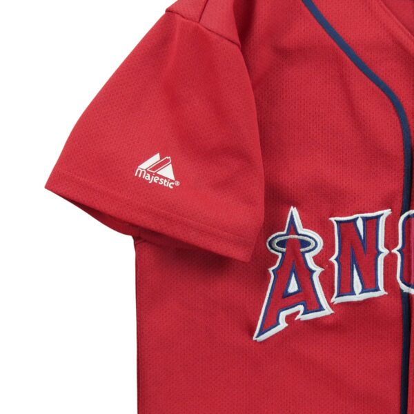 Maillot manches courtes enfant rouge Majestic Equipe Los Angeles Angels QWE1081