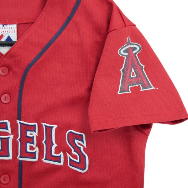 Maillot manches courtes enfant rouge Majestic Equipe Los Angeles Angels QWE1081