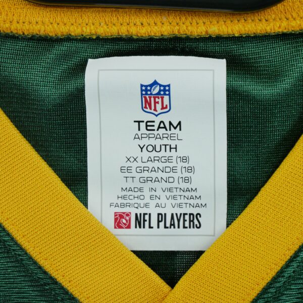 Maillot manches courtes enfant vert NFL Team Apparel Equipe Green Bay Packers QWE1057