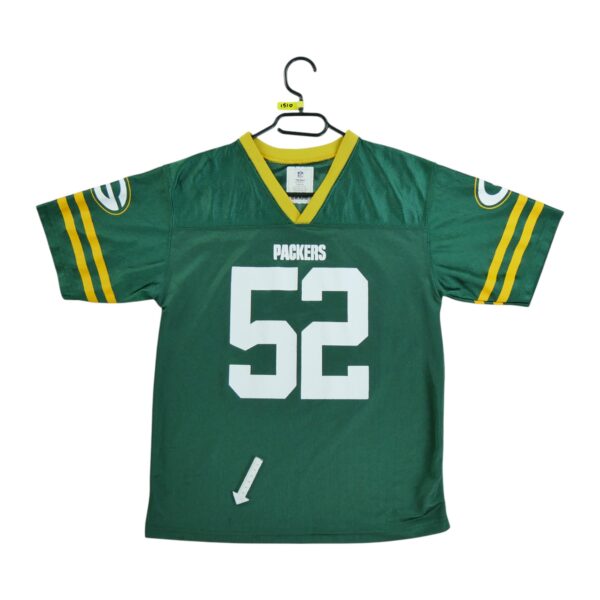 Maillot manches courtes enfant vert NFL Team Apparel Equipe Green Bay Packers QWE1510