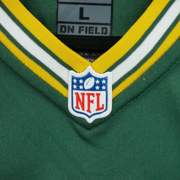 Maillot manches courtes enfant vert Nike Equipe Green Bay Packers QWE3646