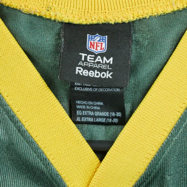 Maillot manches courtes enfant vert Reebok Equipe Green Bay Packers QWE2031