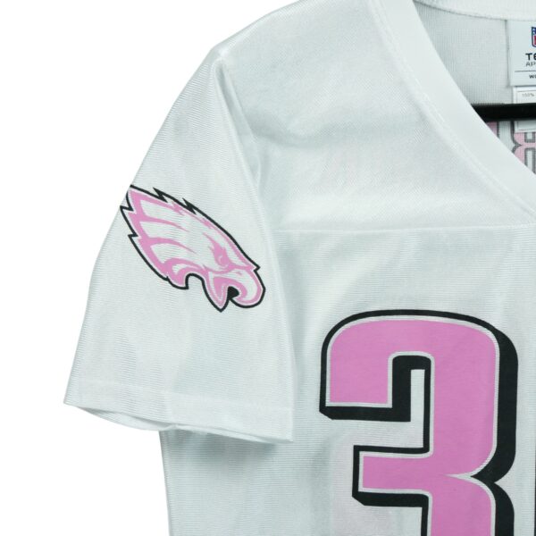 Maillot manches courtes femme blanc NFL Team Apparel Equipe Philadelphia Eagles QWE0198