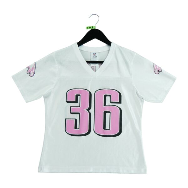 Maillot manches courtes femme blanc NFL Team Apparel Equipe Philadelphia Eagles QWE0198