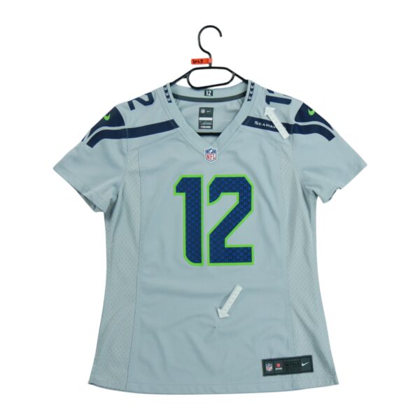 Maillot manches courtes femme gris Nike Equipe Seattle Seahawks QWE2049