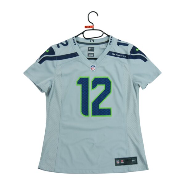 Maillot manches courtes femme gris Nike Equipe Seattle Seahawks QWE2049