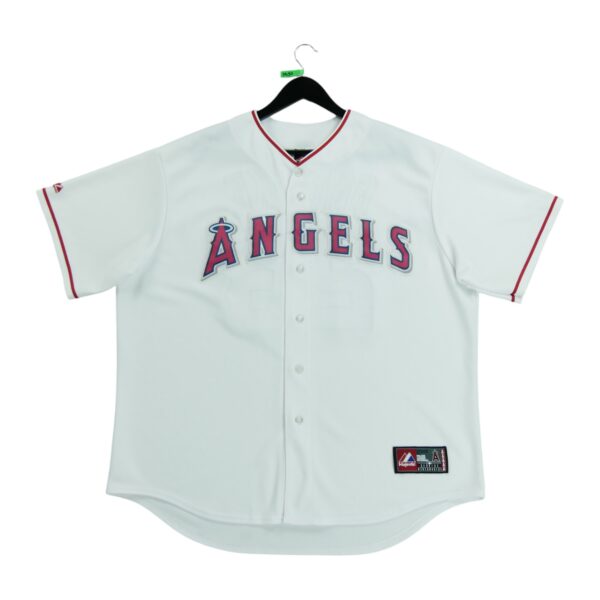 Maillot manches courtes homme blanc Majestic Equipe Los Angeles Angels QWE0497