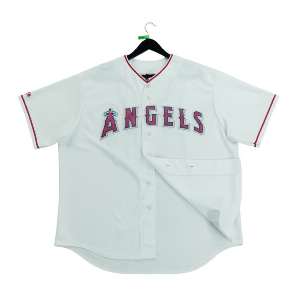 Maillot manches courtes homme blanc Majestic Equipe Los Angeles Angels QWE0497