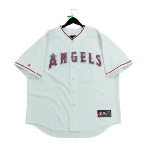 Maillot manches courtes homme blanc Majestic Equipe Los Angeles Angels QWE0497