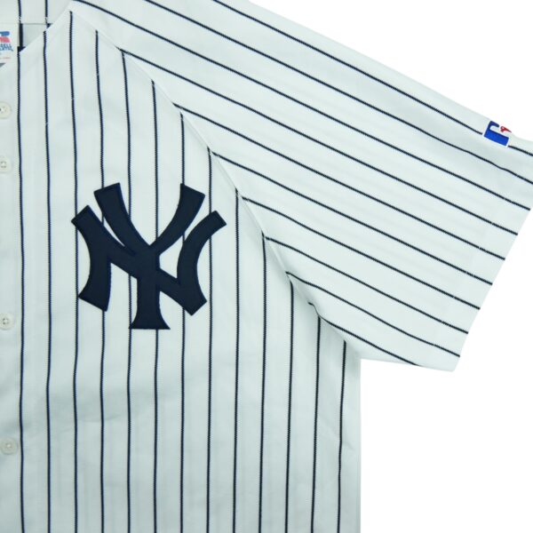 Maillot manches courtes homme blanc Russell Athletic Equipe New York Yankees QWE1179