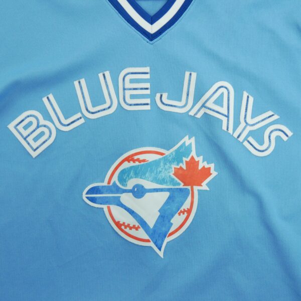 Maillot manches courtes homme bleu clair Majestic Equipe Toronto Blue Jays QWE1592