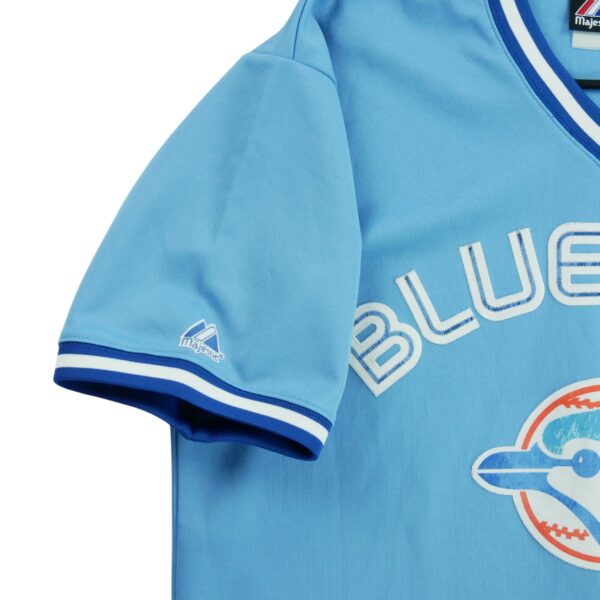 Maillot manches courtes homme bleu clair Majestic Equipe Toronto Blue Jays QWE1592